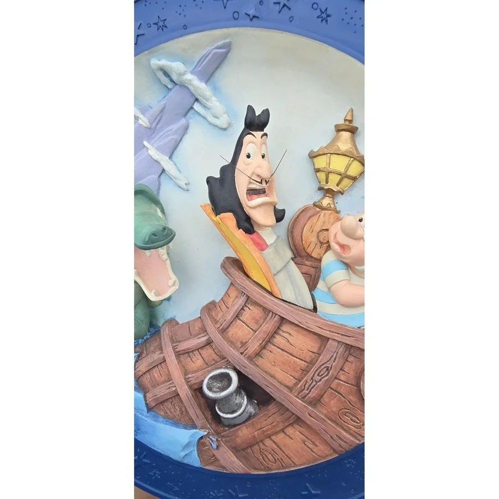 Peter Pans Disney 3D Relief Collectors Plate 